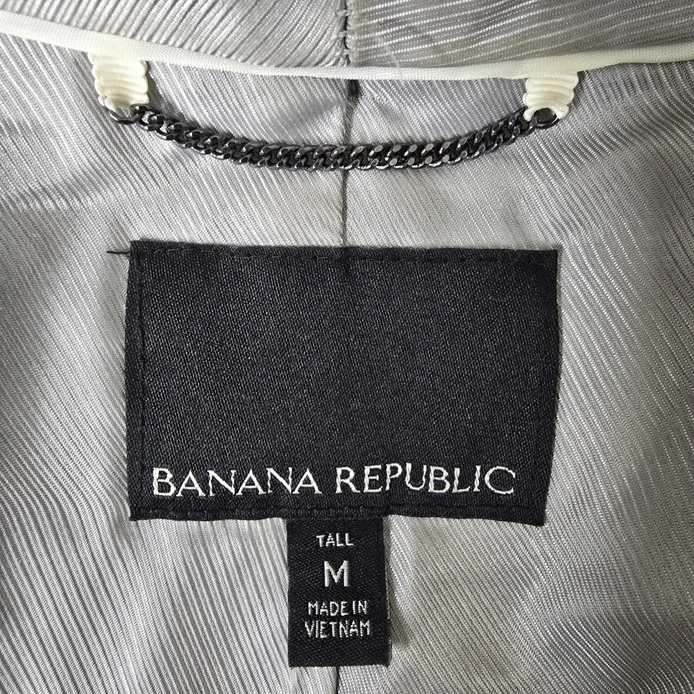 Banana‎ Republic Faux Fur Vest Coat Jacket Womens Medium Sleeveless Lined Boho